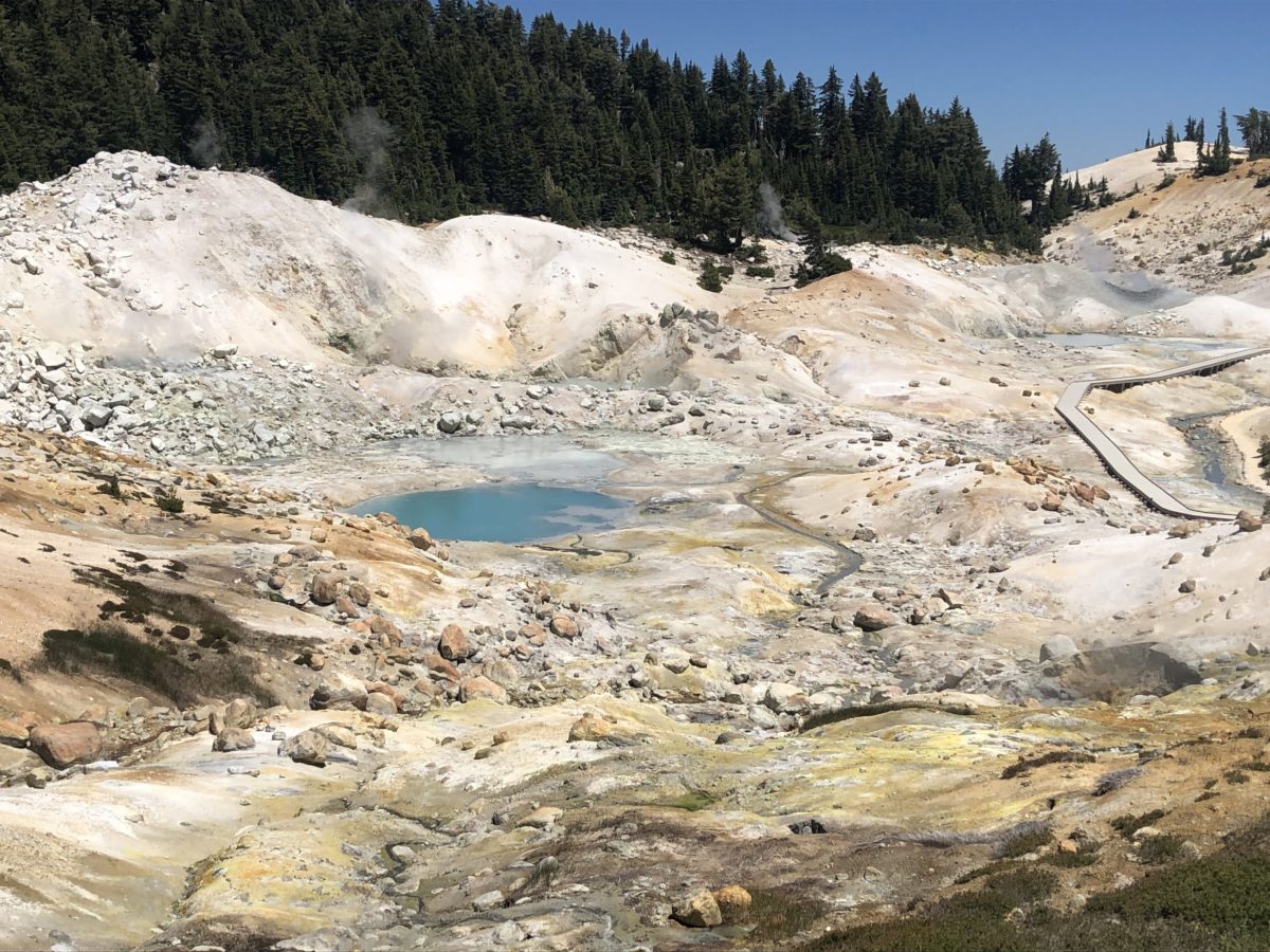 Sulfur exiting the Earth at Bumpass Hell