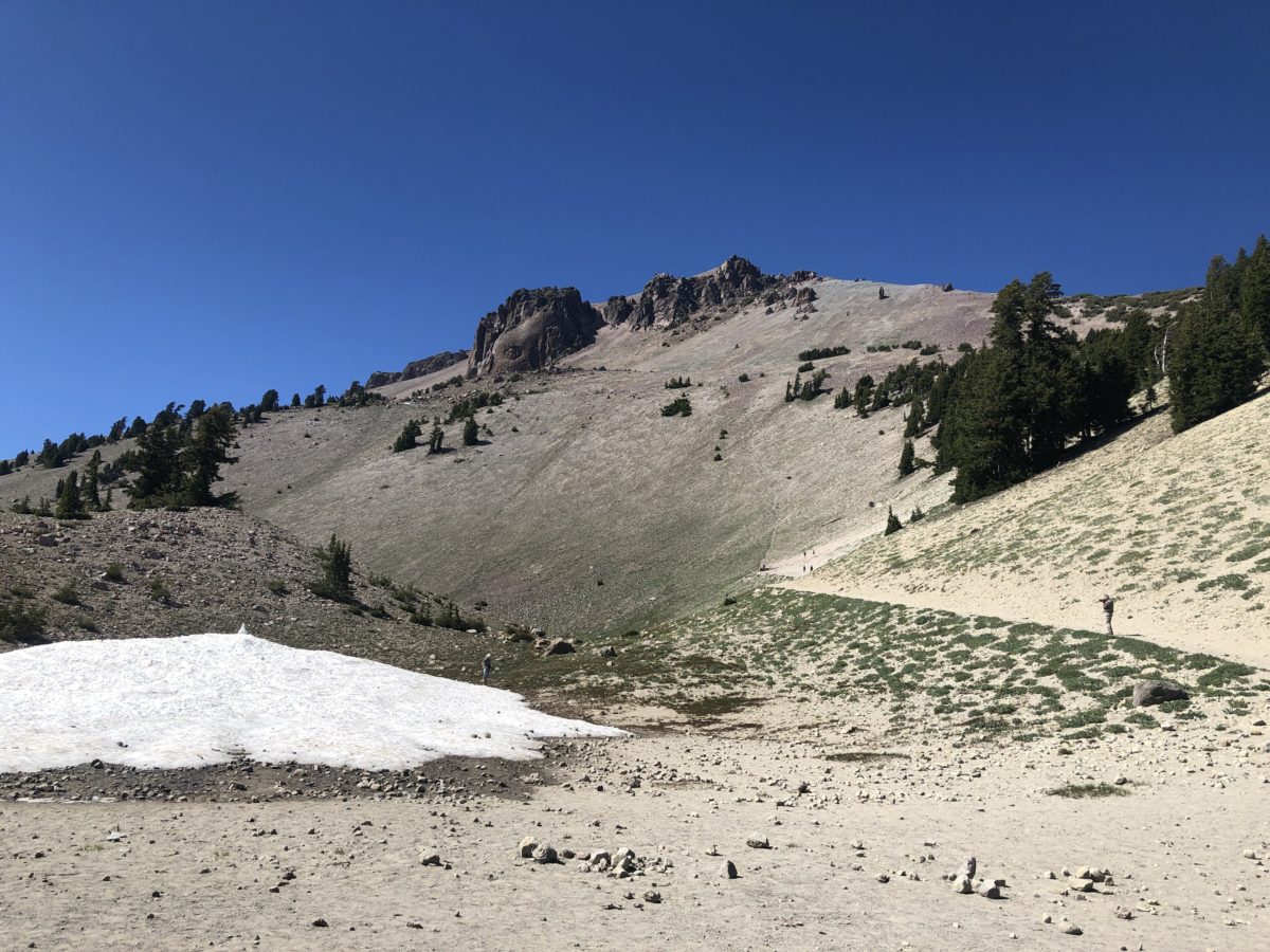 Starting up Lassen Peak