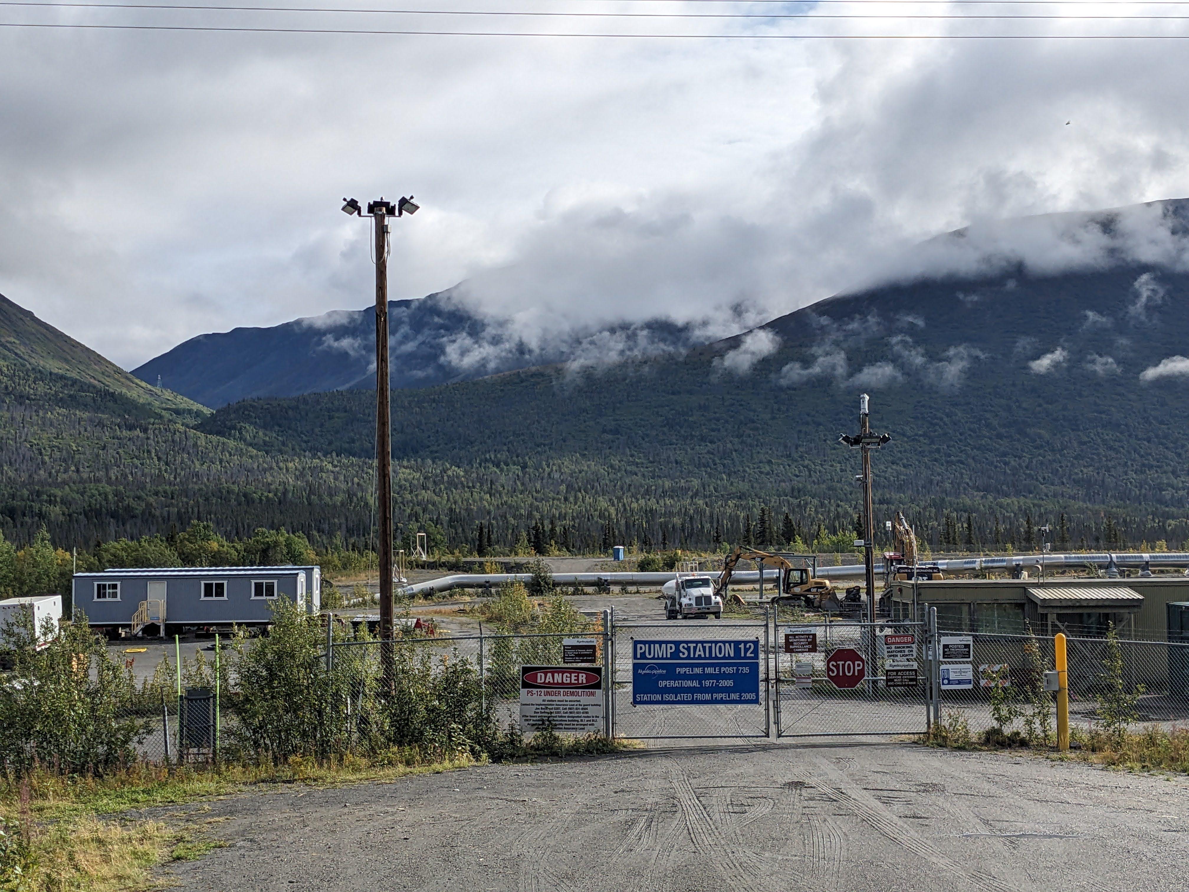 pump station 12 on the trans-alaska pipeline